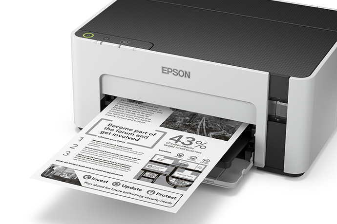Impresora Epson Ecotank M1120 Wifi Blanca Y Negra 230v 